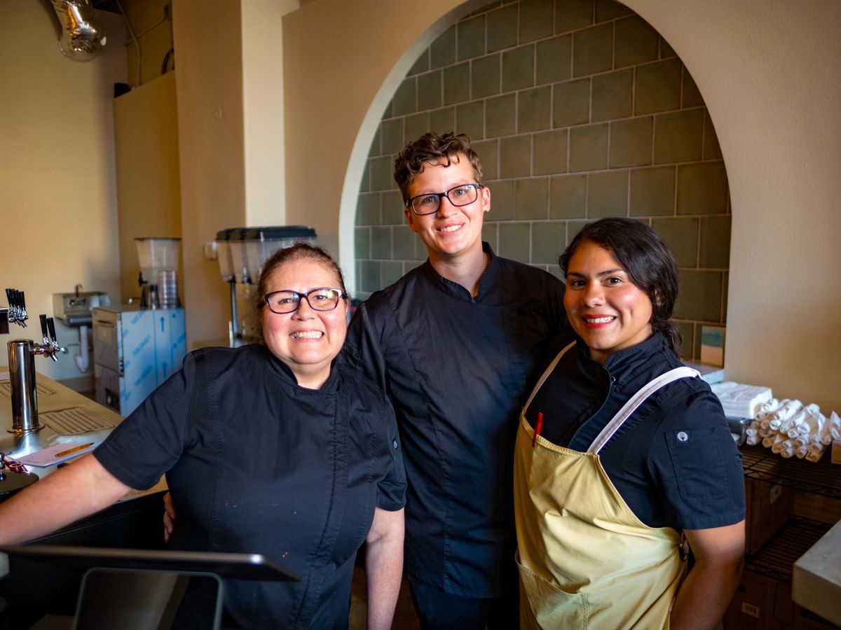 Patricia, Chris and Chef Marcela of BibiSol